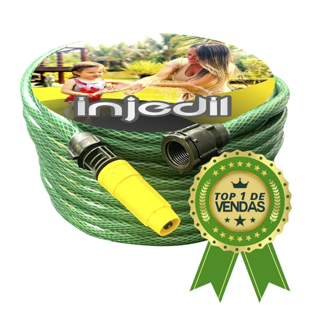 Kit mangueiras jardim com esguicho Injedil